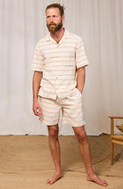 TWOTHIRDS Heringsdorf blouse ecru organic cotton men's | Sophie Stone