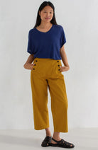 TWOTHIRDS Illetis T-shirt blueberry made from TENCEL for women | Sophie Stone