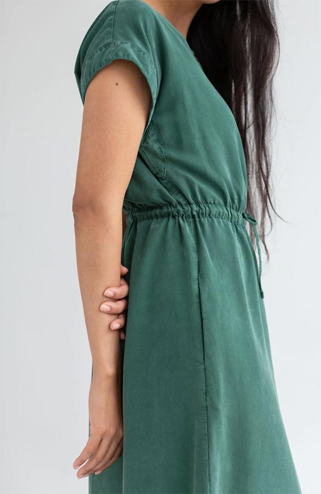 TWOTHIRDS Marasusa dress green from TENCEL women | Sophie Stone