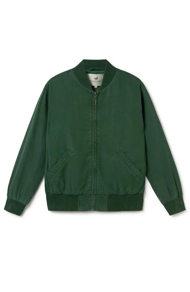 TWOTHIRDS Vulcano jacket green by TENCEl for women | Sophie Stone
