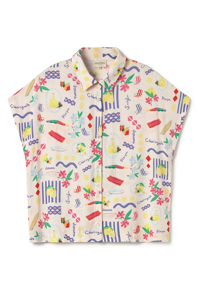 TWOTHIRDS Hurissalo blouse chiringuito by Lenzing ECOVERO women | Sophie Stone