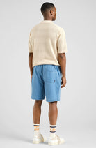 Dedicated Vejle shorts denim from organic cotton for men | Sophie Stone