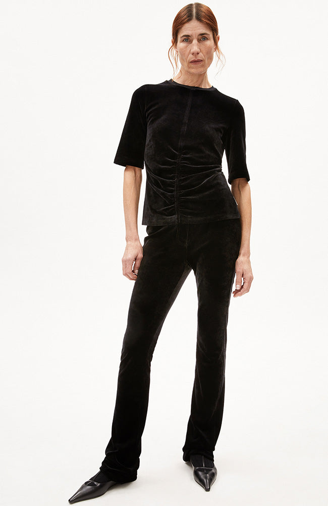 ARMEDANGELS Ronjaal pants in modal and organic cotton in black | Sophie Stone