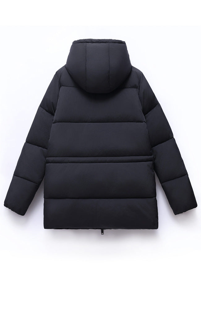 Embassy of Brick and Logs Vervier puffer jas black dames | Sophie Stone 