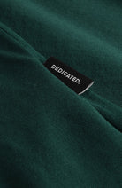 Dedicated Visby base t-shirt dark green bio katoen vrouwen | Sophie Stone