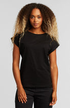 Dedicated Visby base black organic cotton ladies | Sophie Stone