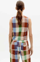 Thinking MU Edith gilet colorful organic cotton | Sophie Stone