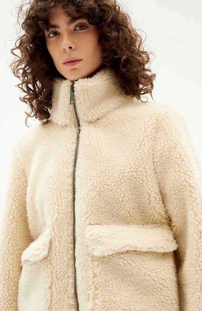 Thinking MU dames Sophie jacket ivory gerecycled plastic| Sophie Stone