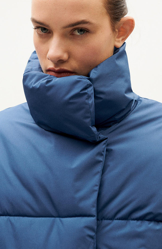 Thinking MU Delaunay jacket blue from rPET ladies | Sophie Stone