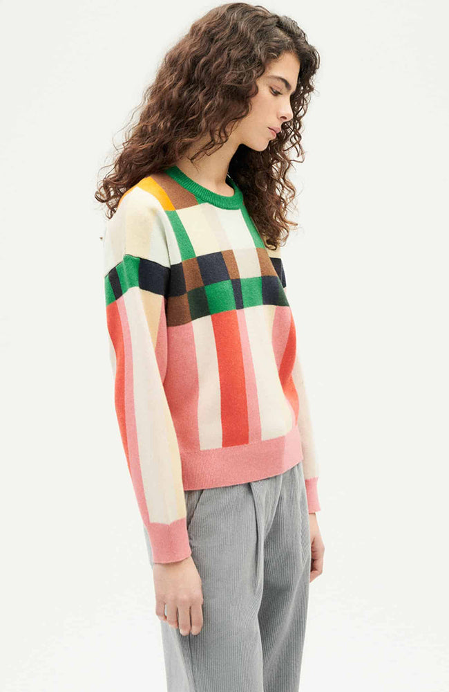 Thinking MU Grit philis sweater in organic cotton & merino wool ladies | Sophie Stone