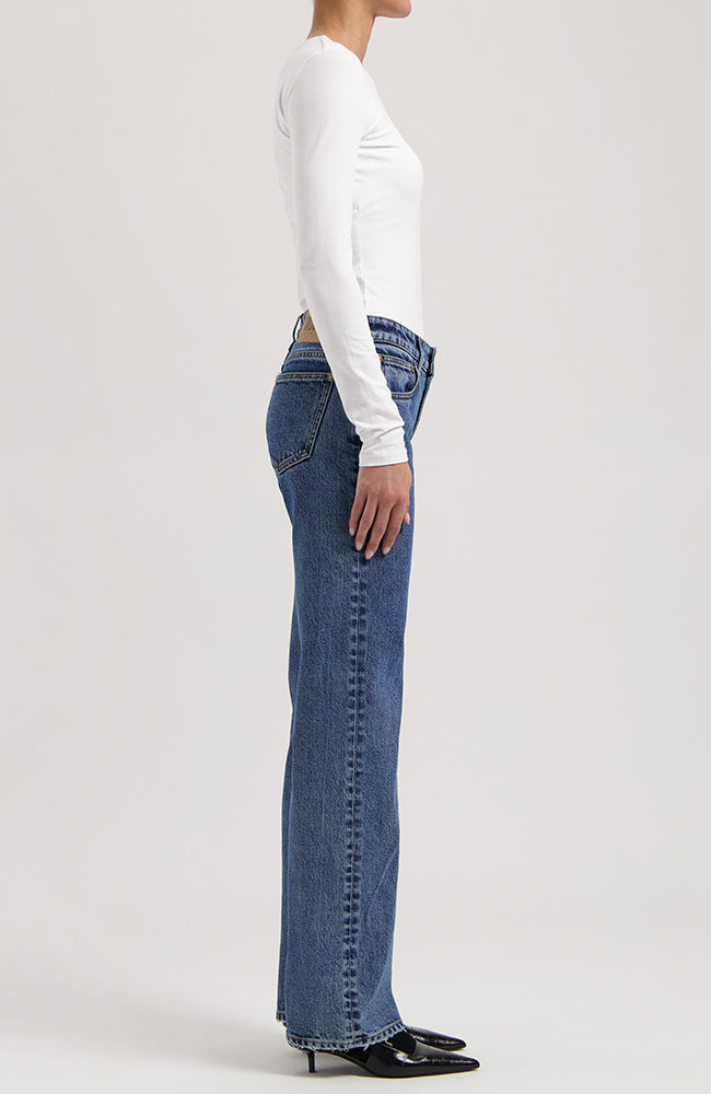 MUD Jeans Carry Mid Straight Jeans Baumwolle | Sophie Stone