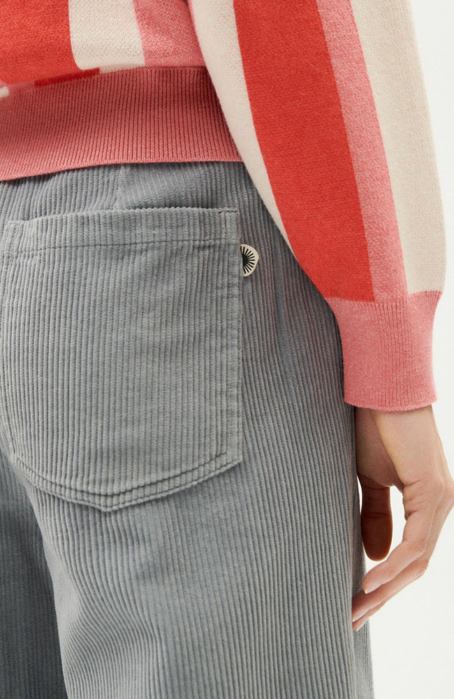 Thinking MU Manolita pants gray from organic cotton ladies | Sophie Stone