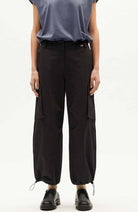 Thinking MU Fall pants black organic cotton ladies | Sophie Stone