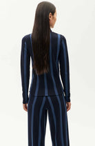 Thinking MU Ellen turtleneck striped| Sophie Ston