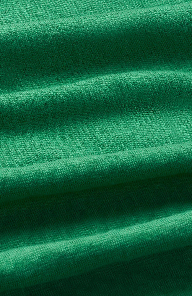 Thinking MU Regina t-shirt clover green bio katoen hennep voor dames | Sophie Stone