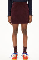 ARMEDANGELS Zalaiaa rokje cranberry bio katoen voor dames | Sophie Stone