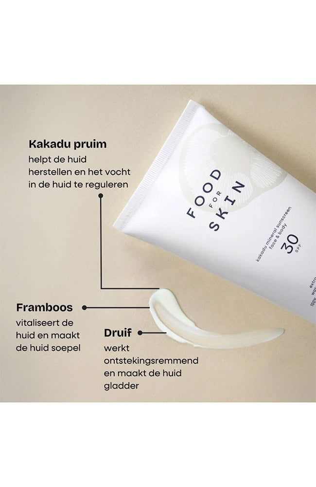 Food for skin unisex zonnebrand SPF30 150ml | Sophie Stone