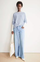 ARMEDANGELS Merinaa trui mistblue bio katoen dames | Sophie Stone