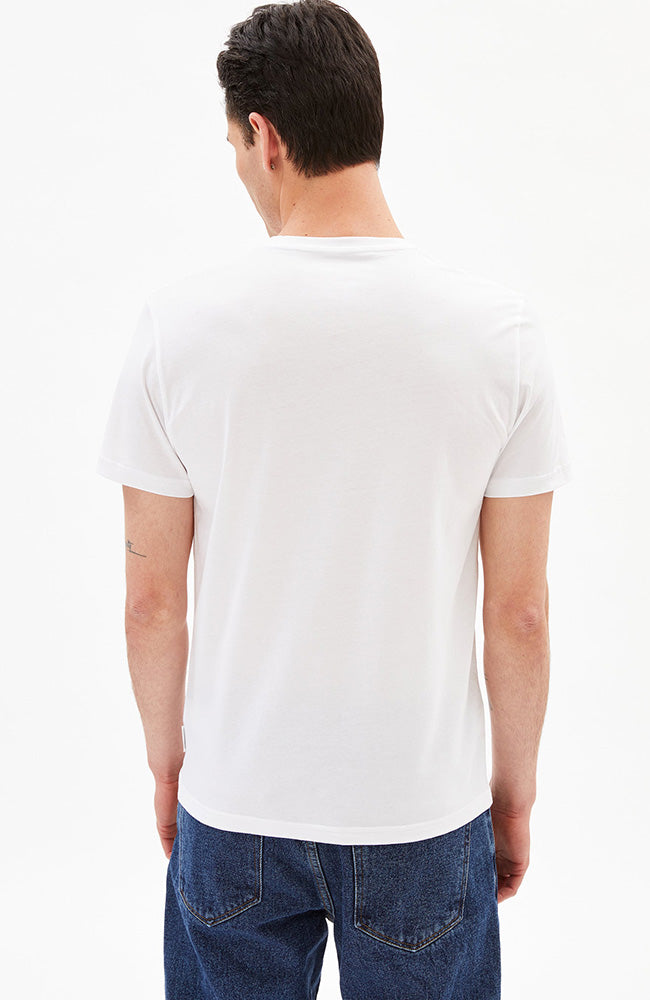 ARMEDANGELS Jaames wit t-shirt van bio katoen man | Sophie Stone
