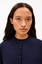 ARMEDANGELS blauw vest van katoen en TENCEL voor vrouwen | Sophie Stone