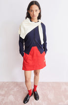 ARMEDANGELS blauw vestje van katoen en TENCEL voor dames | Sophie Stone