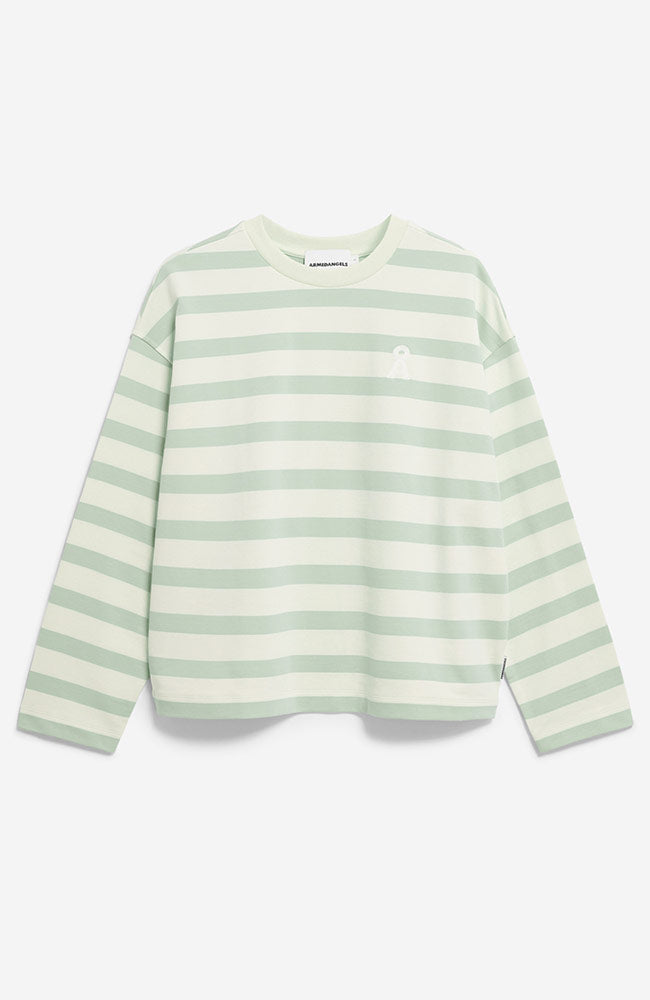 ARMEDANGELS Frankaa bold sweater foam biologisch katoen voor dames | Sophie Stone