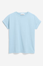 ARMEDANGELS Idaara T-shirt blue glow made from organic cotton women | Sophie Stone