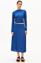 ARMEDANGELS Ileniaa Laraa Rock blau aus Lyocell Damen | Sophie Stone