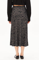 ARMEDANGELS Lenovaa skirt leopard print black Ecovero women | Sophie Stone