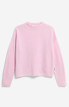 ARMEDANGELS Merinaa links links trui pink mist van bio katoen | Sophie Stone