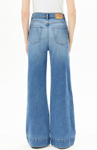 ARMEDANGELS Murliaa denim wide leg jeans gerecycled katoen dames | Sophie Stone