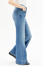 ARMEDANGELS Murliaa lighten wide leg jeans gerecycled katoen women | Sophie Stone