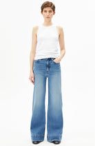 ARMEDANGELS Murliaa lighten wide leg jeans gerecycled katoen vrouw| Sophie Stone