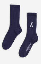 ARMEDANGELS Saamus sportsokken tinted navy bio katoen uniseks | Sophie Stone