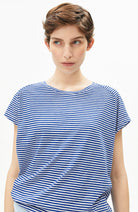 ARMEDANGELS Slub stripe blue van biologisch katoen voor dames | Sophie Stone