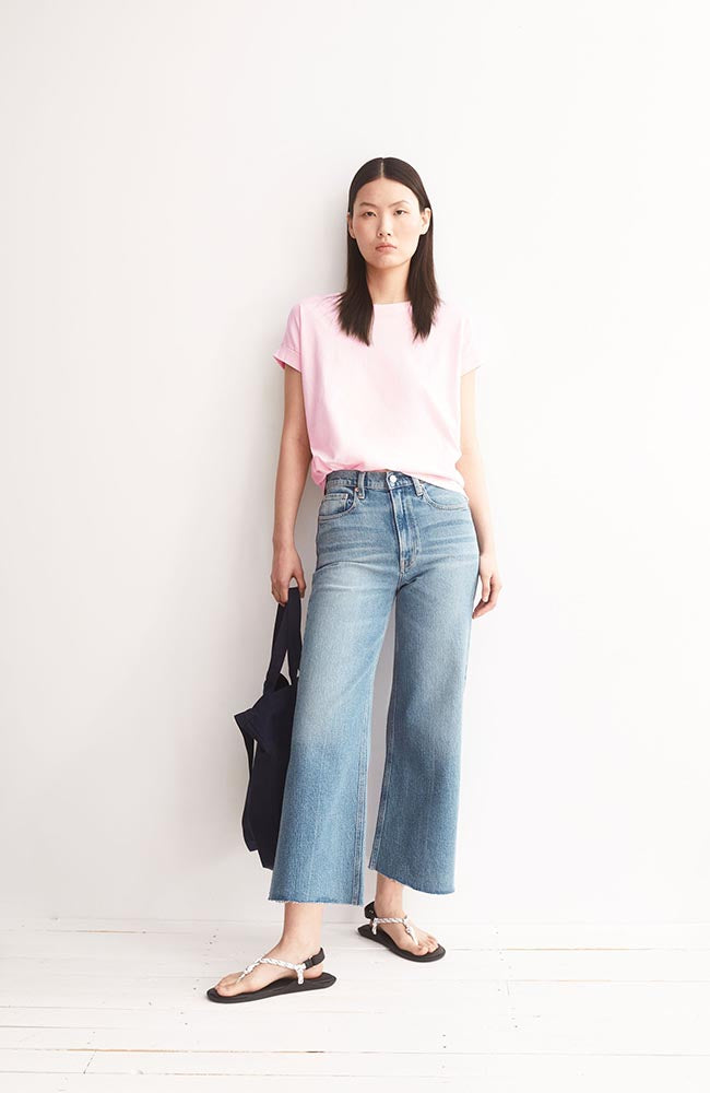 ARMEDANGELS Idaara T-Shirt in Pink Mist aus Bio-Baumwolle für Damen | Sophie Stone