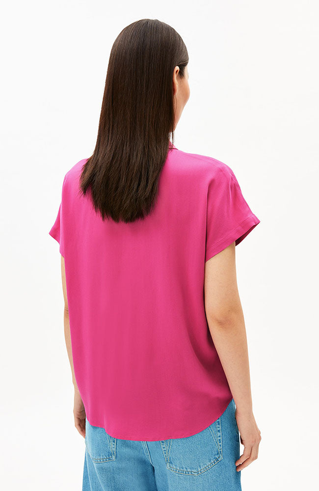 ARMEDANGELS Larisaana Bluse in Berry von Ecovero | Sophie Stone