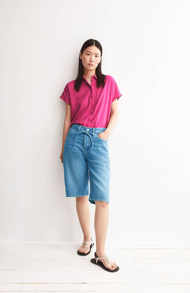 ARMEDANGELS Larisaana Bluse in Beerenrot aus Ecovero für Damen | Sophie Stone