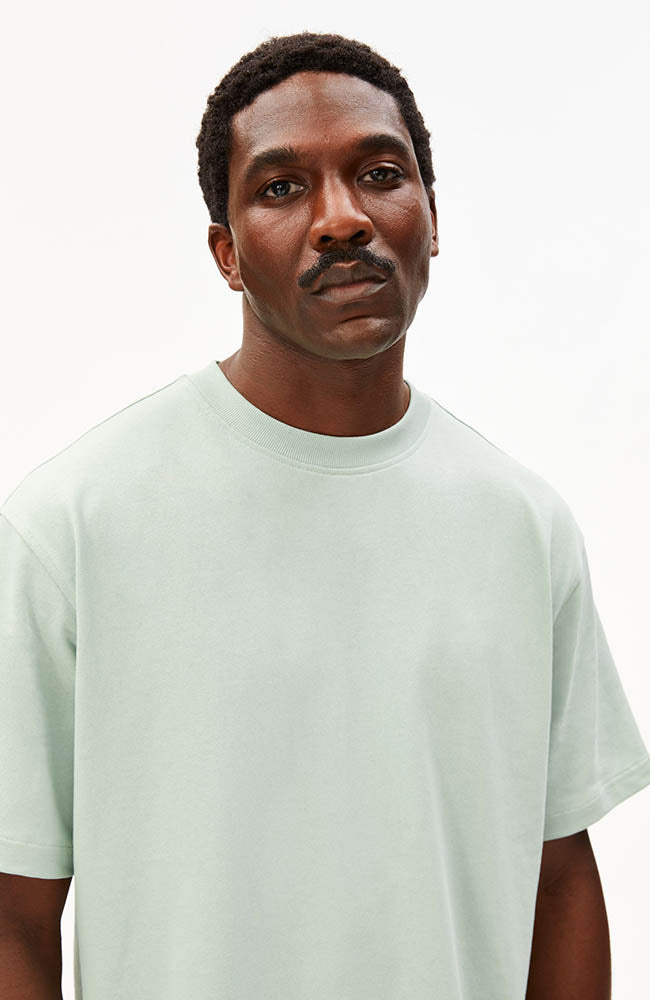 ARMEDANGELS Maarkos Heavyweight T-Shirt, Foam, Organic Cotton, Men's | Sophie Stone