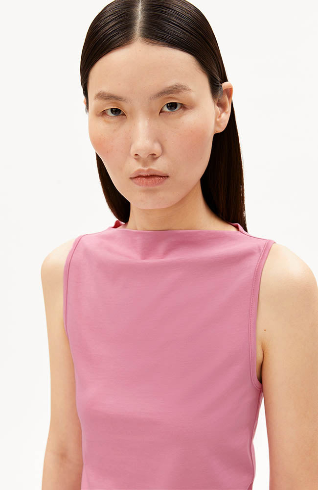 ARMEDANGELS Laminiaa Top in Rosa aus Bio-Baumwolle & Tencel | Sophie Stone