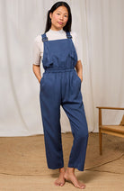 TWOTHIRDS Hornos dungarees blue TENCEL Lyocell for women | Sophie Stone