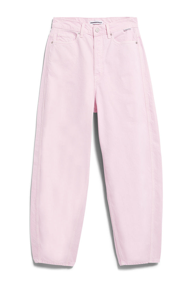 ARMEDANGELS Baarly Barrel Jeans aus rosa Baumwolle für Damen | Sophie Stone
