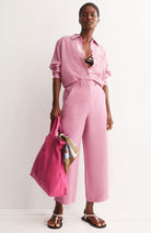 ARMEDANGELS Caarunus Hose, rosa, Tencel-Leinen, für Damen | Sophie Stone