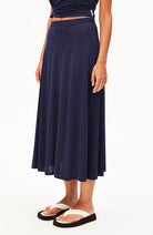 ARMEDANGELS Ileniaa Laraa Rock, marineblau getönt, aus Lyocell, Damen | Sophie Stone