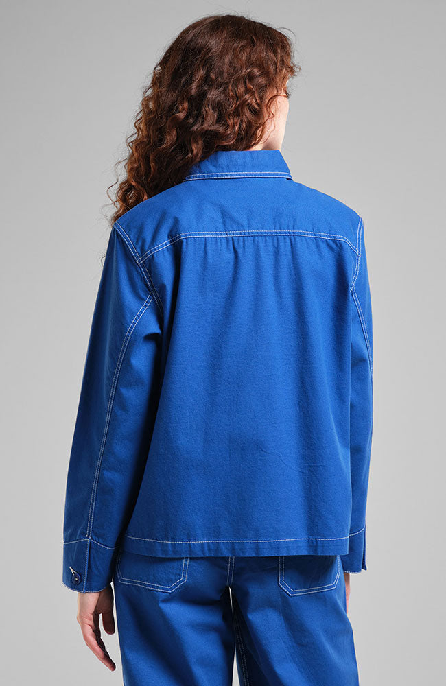 Stiby jacket surf blue from organic cotton ladies