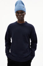 ARMEDANGELS Jovaan sweater night sky from organic cotton men | Sophie Stone