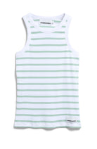 ARMEDANGELS Kanitaa Stripes Top in White Foam Organic Cotton for Women | Sophie Stone