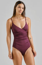 Dedicated Klinte swimsuit burgundy | Sophie Stone 