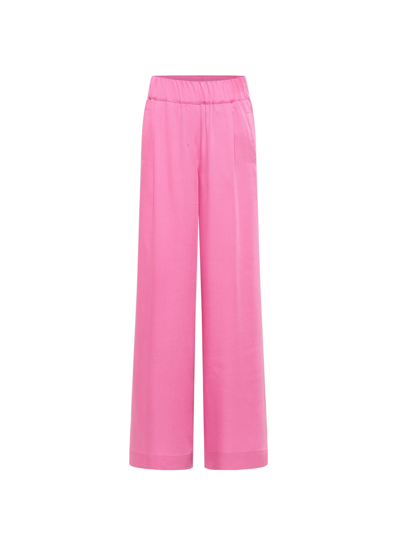 Lanius wide leg broek roze van TENCEL voor vrouwen | Sophie Stone