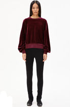 ARMEDANGELS Ledianaa sweater organic cotton cranberry for women | Sophie Stone